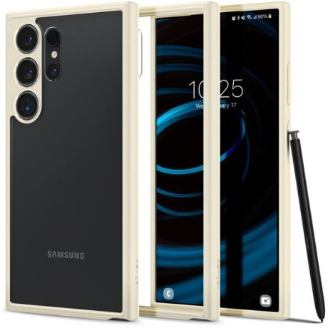 Оригинальный чехол Spigen Ultra Hybrid для Samsung Galaxy S24 Ultra - Beige