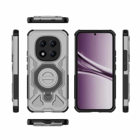 Противоударный чехол J-20 Solid Color MagSafe Magnetic для Poco 8 Pro/Redmi Note 15 Pro+ 5G Global 163.3mm — серый
