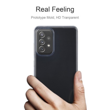 Ультратонкий силиконовый чехол 0.75mm на Samsung Galaxy A73 5G - прозрачный