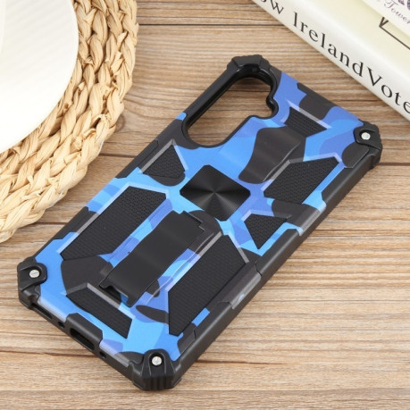 Противоударный чехол Magnetic Armor для Samsung Galaxy A55 5G - синий