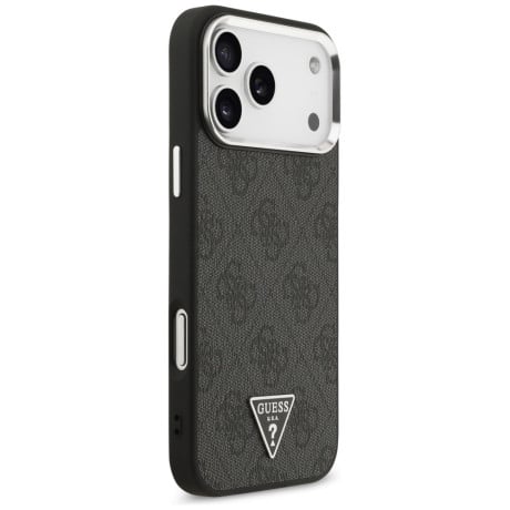 Оригинальный чехол Guess 4G Triangle Logo с MagSafe на iPhone 17 Pro Max - black