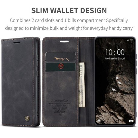 Чохол-книжка CaseMe-013 Multifunctional на Xiaomi Poco X7 Pro - чорний