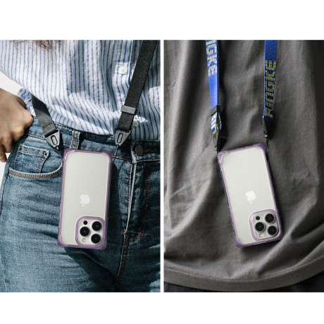 Оригинальный чехол Ringke Fusion Bumper для iPhone 14 Pro Max - фиолетовый