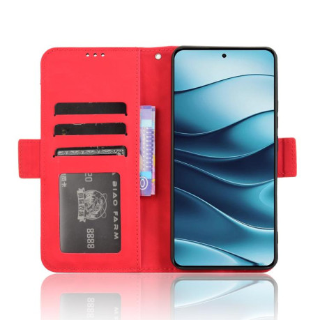 Чохол-книжка Skin Feel Calf на Xiaomi Redmi Note 14 4G Global - червоний