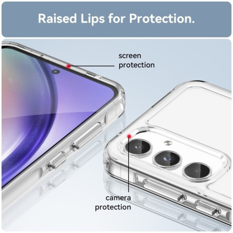 Противоударный чехол Candy Series для Samsung Galaxy A55 5G - прозрачный