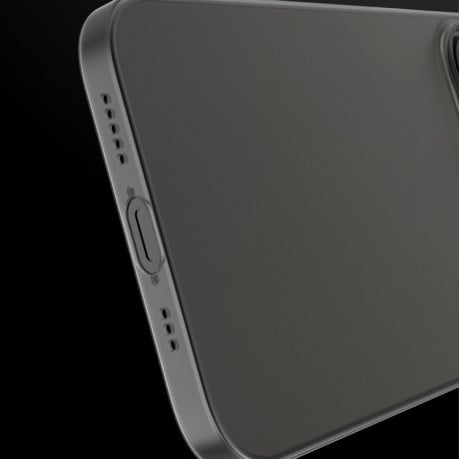 Ультратонкий чехол Frosted PC для iPhone 14 Pro - черный