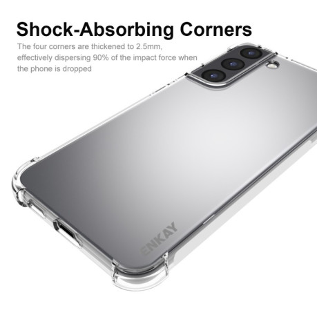 Противоударный чехол ENKAY Clear для Samsung Galaxy S22 Plus 5G - прозрачный