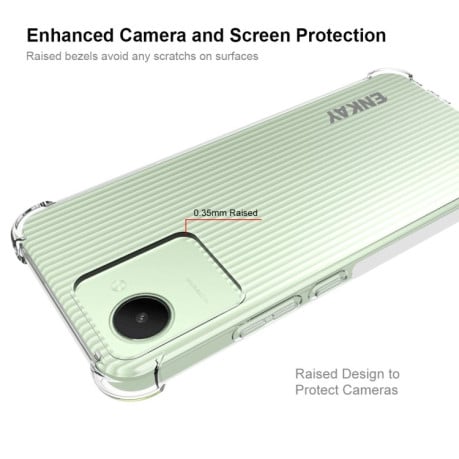 Протиударний чохол ENKAY Clear для Realme C30 4G - прозорий