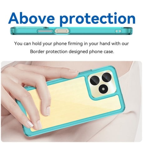 Протиударний чохол Colorful Acrylic Series для Realme Note 50 - синій