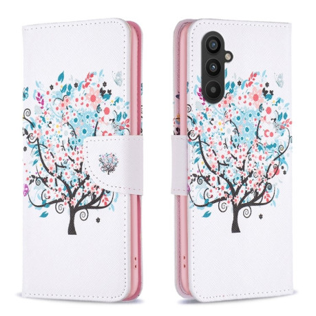 Чохол-книжка Colored Drawing Pattern для Samsung Galaxy A24 4G - Tree