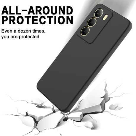 Силіконовий чохол Solid Color Liquid Silicone на Realme C75 5G / C73 5G - чорний