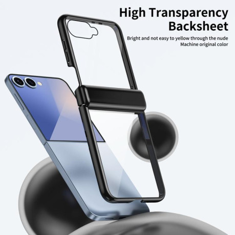 Чехол с матовой “ледяной” спинкой Cold Ice на Samsung Galaxy Flip 7 5G - черный