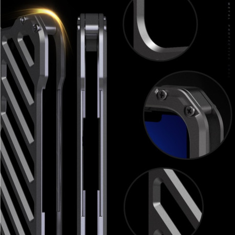 Противоударный чехол R-JUST Breathable для iPhone 14 Pro Max - серый
