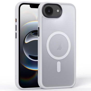 Протиударний чохол Frosted MagSafe Magnetic для iPhone 16e - білий