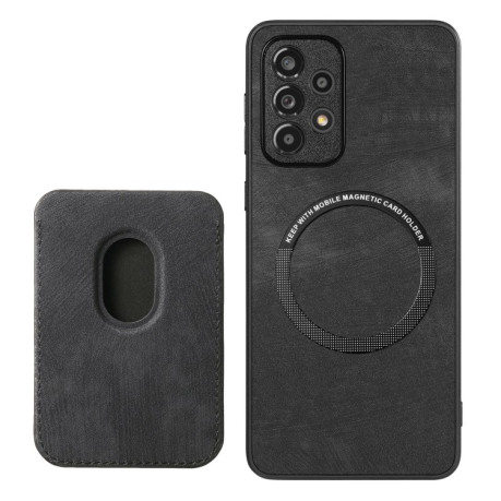 Противоударный чехол Magnetic Wallet Card для Samsung Galaxy A35 5G - черный