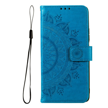 Чехол-книжка Totem Flower для Samsung Galaxy A03/A04E - синий