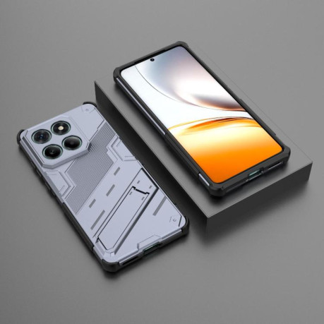 Противоударний чехол Punk Armor для Motorola Edge 60 Fusion 5G - сірий