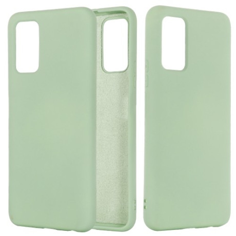 Силіконовий чохол Solid Color Liquid Samsung Galaxy Note 20 - зелений