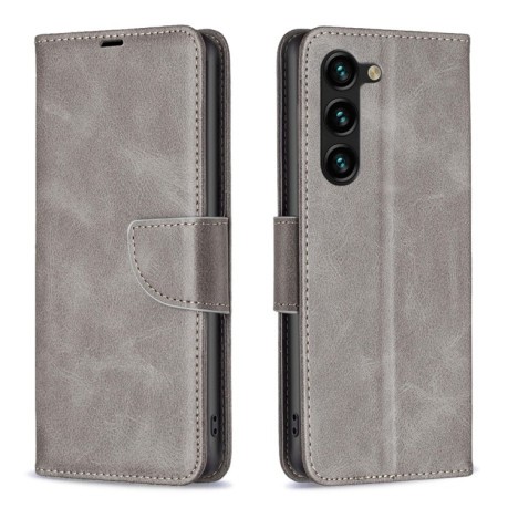 Чохол-книжка Retro Lambskin Texture для Samsung Galaxy S24+ 5G - сірий