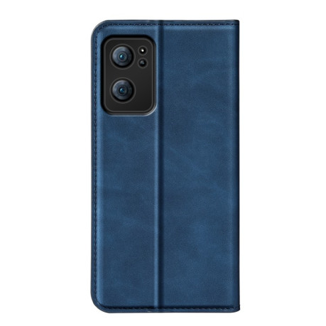 Чохол-книжка Retro Skin Feel Business Magnetic на OPPO Reno7 5G - синій