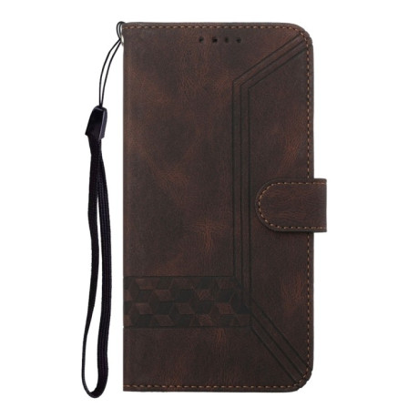 Чехол-книжка Cubic Skin Feel Flip Leather на Xiaomi Redmi Note 14 Pro+ 5G - коричневый