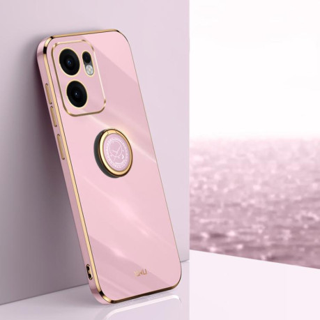 Чохол протиударний XINLI Straight Edge with Ring Holder для OPPO Reno13 F 5G Global - фіолетовий