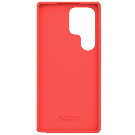 Противоударный чехол NILLKIN Super Frosted для Samsung Galaxy S25 Ultra 5G - красный