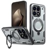 Ударозахисний чохол MagSafe Holder Armor PC Hybrid для Xiaomi 15T - Grey