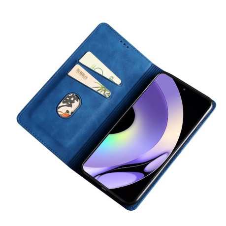 Чохол-книжка Retro-skin Business Magnetic на Realme 10 Pro 5G - синій