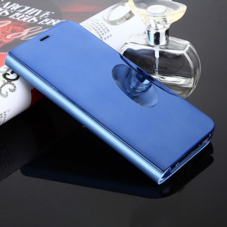 Чохол книжка Clear View на Samsung Galaxy S8/G950 Electroplating Mirror-небесно-блакитний