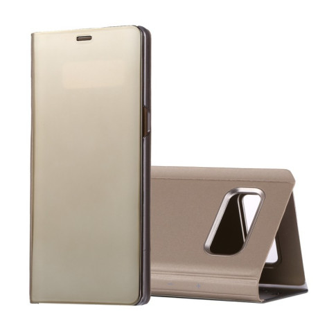 Чохол-книжка Clear View на Samsung Galaxy Note 8 Electroplating Mirror (Gold)