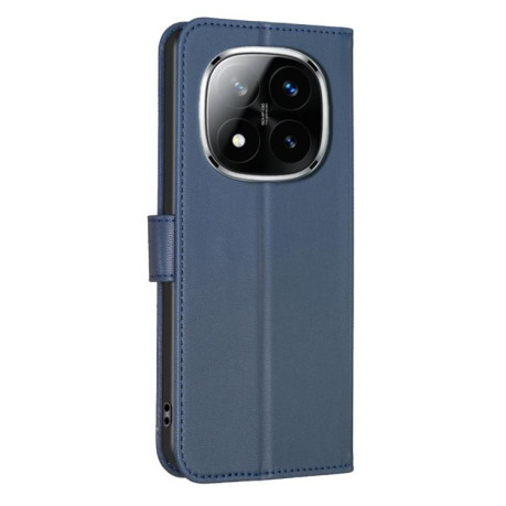 Чохол-книжка Four-leaf Clasp Embossed на Redmi Note 14 Pro 4G - синій