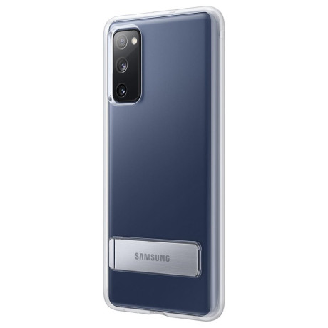 Оригинальный чехол Samsung Clear Standing Cover на Samsung Galaxy S20 FE - transparent