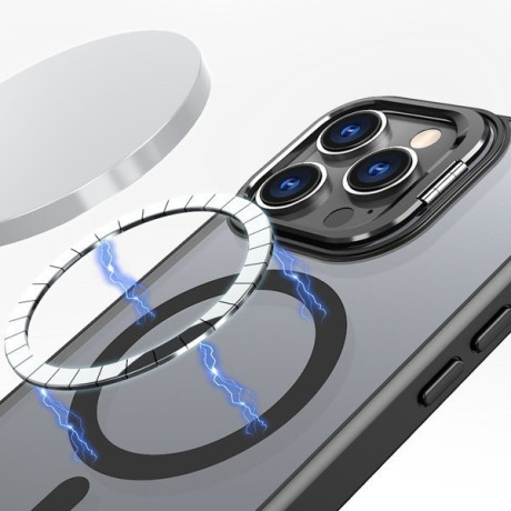 Чохол Tech-Protect MagStand MagSafe with Stand для iPhone 16 Pro - Semi-Transparent
