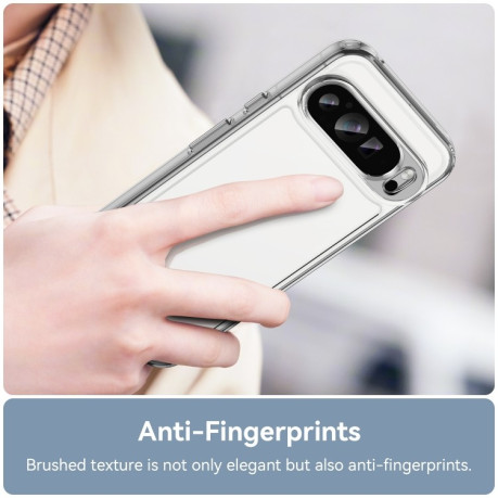 Противоударный чохол Colorful Acrylic Series для Google Pixel 9 Pro XL - прозрачный