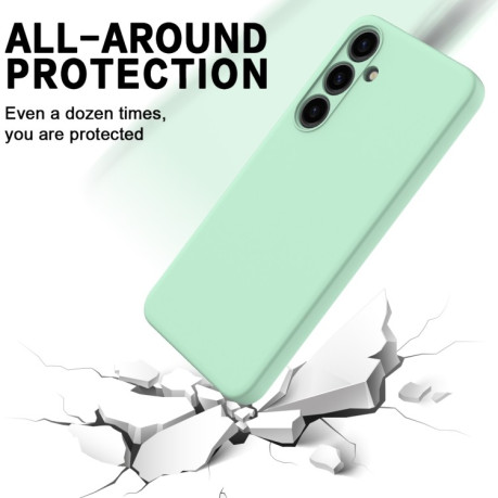 Силіконовий чохол Solid Color Liquid Silicone Samsung Galaxy S24 5G - зелений