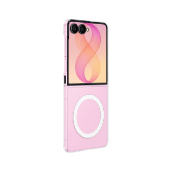 Оригинальный чехол Samsung Clear Magnet на Samsung Galaxy Flip 8 — прозрачный