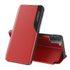 Чехол-книжка Clear View Standing на Samsung Galaxy S23 5G - красный