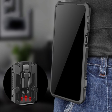 Противоударный чехол Armor Warrior для Xiaomi Redmi Note 9S - серый