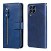 Чохол-книжка Fashion Calf Texture для Samsung Galaxy M53 5G - синій