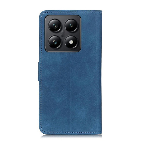Чохол-книжка KHAZNEH Cowhide Texture на Xiaomi 14T Pro - синій