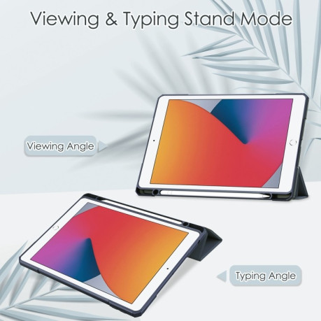 Чехол-книжка Transparent Acrylic для  iPad 10.2  - синий