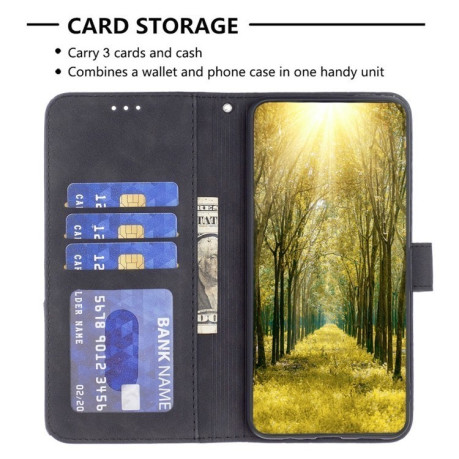 Чехол-книжка Rhombus Texture для Samsung Galaxy S25+ 5G - черный