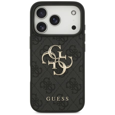 Оригинальный чехол Guess 4G Big Logo на iPhone 17 Pro - Black