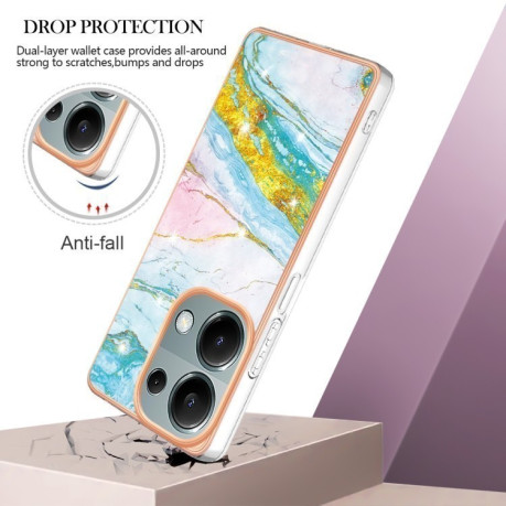 Протиударний чохол Electroplating IMD для Xiaomi Redmi Note Redmi Note 14S/ 13 Pro 4G / POCO M6 Pro 4G - Green