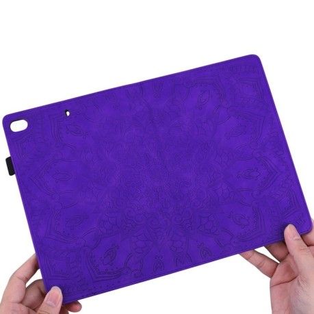 Чохол-книга Calf Texture Embossed на iPad Pro 13 2024 - фіолетовий