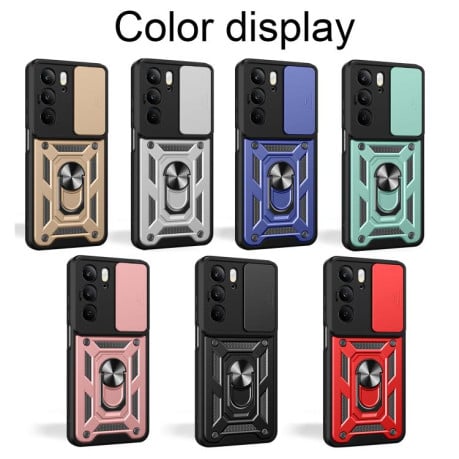 Противоударный чехол Sliding Camshield на Realme C75 4G / 14x 5G Global - черный