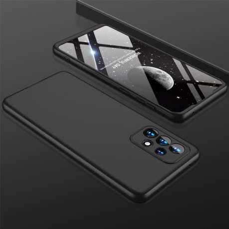 Чехол GKK Three Stage Splicing Full Coverage на Samsung Galaxy A33 5G - черный