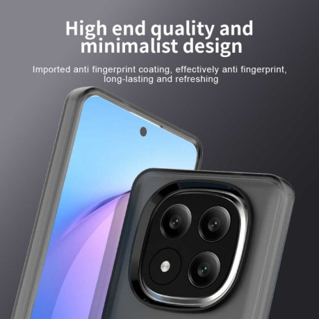 Противоударный чехол MagSafe Holder PC Hybrid для Xiaomi Redmi Note 14 Pro+ 5G - черный