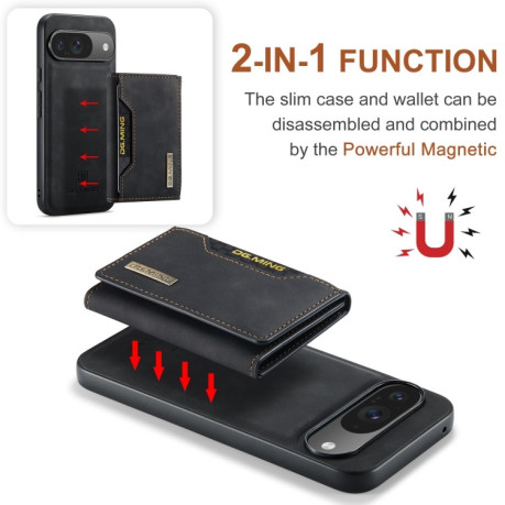 Чехол DG.MING M2 Series 3-Fold Multi Card Bag + Magnetic для Google Pixel 9/9 Pro - черный